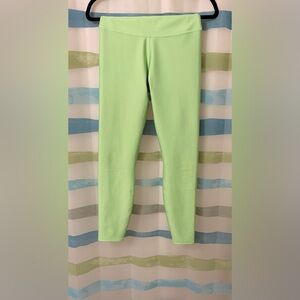 Alo High Waisted Yoga Leggings Size: Medium Neon Green RN #87370 (N101)